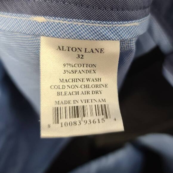 Alton Lane Mercantile Stretch Chino Pants Black Size 32 - Picture 3 of 4